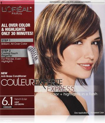 L'Oréal Paris Couleur Experte Express Hair Color 6.1 Light Ash Brown/French Eclair , NA