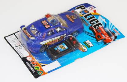 M-Max REMOTE CONTROL BLUE POLICE CAR FOR KIDS