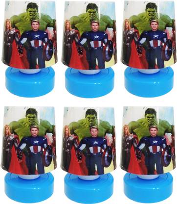 Kieana Avenger (Hulk,Thor,Captain America,Iron Man) Printed LED Lamps for Your Kids Room / Return Gift / Birthday Gifts /Table Lamp/Study Lamp/Kids Room Lamp/ Night Lamp