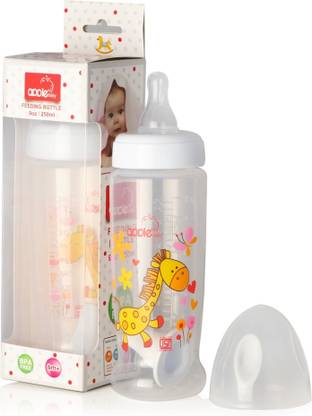 एपल बेबी Feeding Bottle - Grey - 270ml - 270 ml