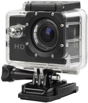 ALONZO SPORT ACTION CAMERA with Built-in detachable li-battery, easy to exchange, Support high capacity Micro S D/ T F card Up to 32 G B, Compatible with Android, I O S, Tablet- Black Sports and Action Camera