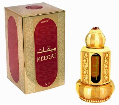 KIVALO Ⓡ Pure Original Haramain Meeqat (Golden) Fragrance Perfume Oil (Attar) with Musk, Amber, Agarwood (oud) - 12 ml Floral Attar
