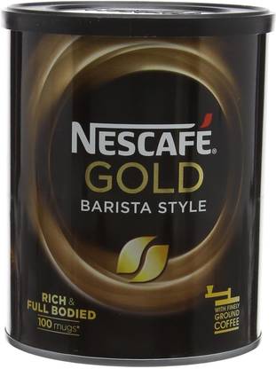 Nescafe Gold Barista Style Rich & Full Bodied Coffee, 100 Mugs - 180g Instant Coffee