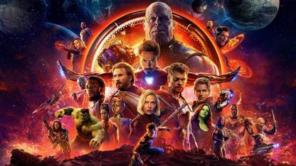 The Avengers Infinity War Paper Print