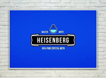 Posterskart Heisenberg Pure Crystal Meth Breaking Bad Poster Paper Print