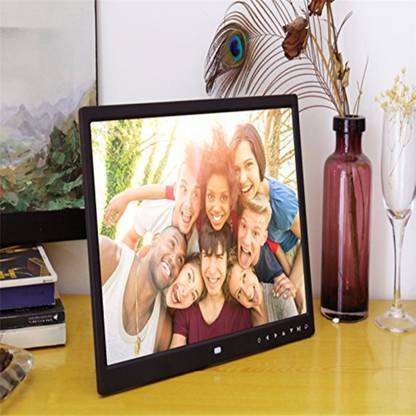 PremiumAV 15 inches Digital Photo Frame 15'' HD 1400 * 900 Wide Screen Touch Screen Button MP4 Movie Player Clock Calendar Picture Frame 15 TFT LCD