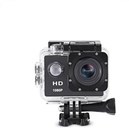 PIQANCY Full HD 1080p 12MP Sports Action Camera Best Quality Waterproof Camera Multiple Photo Shooting Mounted Suitable Sports and Action Camera