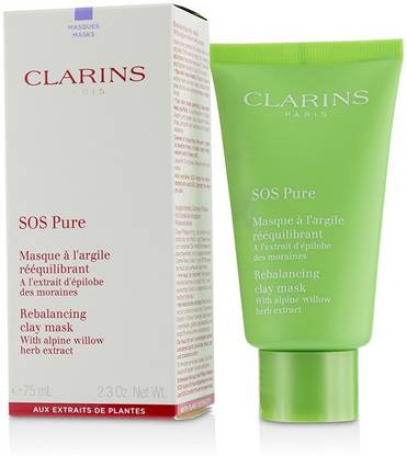 Clarins Paris SOS Pure Rebalancing Clay Mask with Alpine Willow - Combination to Oily Skin