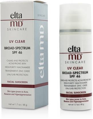 EltaMD UV Clear Facial Sunscreen SPF 46 - For Skin Types Prone To Acne, Rosacea & Hyperpigmentation
