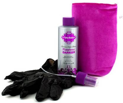 Fake Bake Flawless Darker Self-Tan Liquid & Professional Mitt