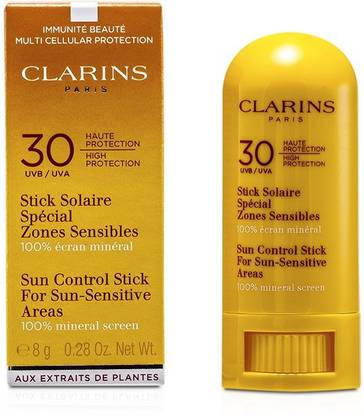 Clarins Paris Sun Control Stick for Sun-Sensitive Areas SPF 30