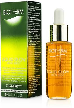 BIOTHERM Liquid Glow Skin Best Instant Complexion Reviving Oil with Antioxydant Algae Extract