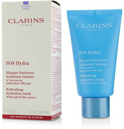 Clarins Paris SOS Hydra Refreshing Hydration Mask with Leaf Of Life Extract - For Dehydrated Skin