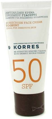 Korres Yoghurt Sunscreen Face Cream SPF50 - Ideal For Sensitive Skin