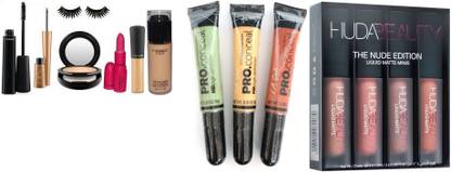 Huda Beauty MAC COMBO AND L.A AND LIPGLOSS