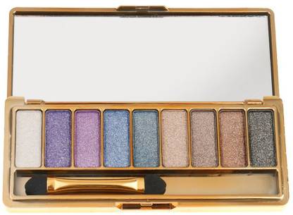Platinum Dazzle Bright 9 Color Eye Shadow For Woman 12 g
