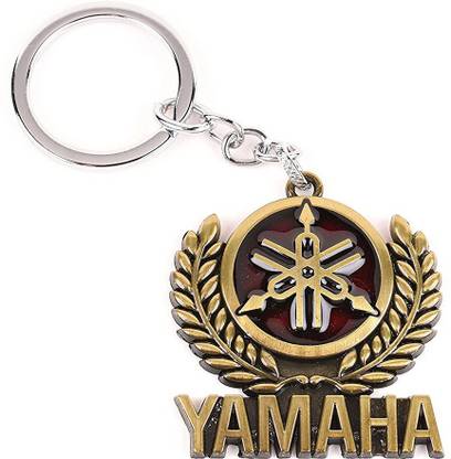 Universal Yamaha metal keychain golden design Key Chain