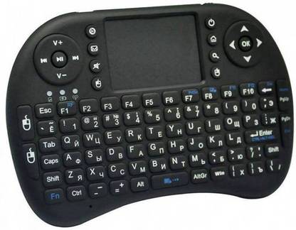 Marklif Mini Touchpad With Mouse gestures and function key, multimedia key support Wireless Handheld Multi-device Keyboard Compatible with Desktop, Laptop, Mac