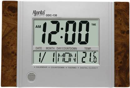 AJANTA Digital Calendar,Alarm,Temp Table Clock
