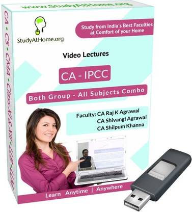 StudyAtHome.org CA IPCC - Both Groups All Subjects Video Lectures Combo