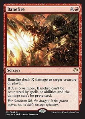 Generic Magic: the Gathering - Banefire - Duel Decks: Speed vs Cunning