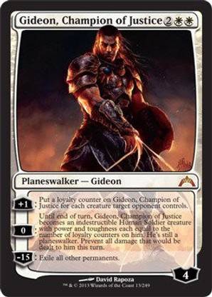 Generic Magic: the Gathering - Gideon, Champion of Justice (13) - Gatecrash