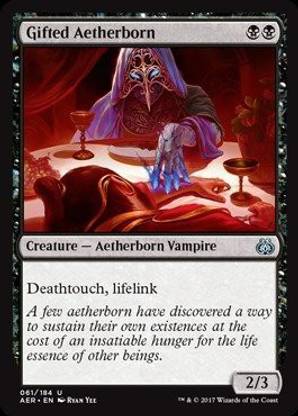 Generic Magic: the Gathering Gifted Aetherborn (063/184) Aether Revolt