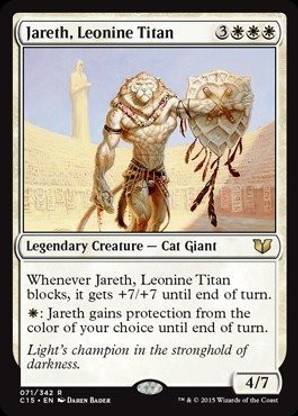 Generic Magic: the Gathering - Jareth, Leonine Titan (071/342) - Commander 2015