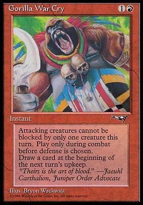 Generic Magic: the Gathering - Gorilla War Cry (1) - Alliances