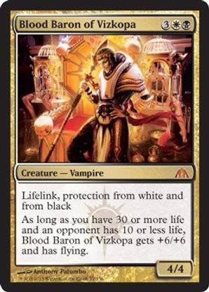 Generic Magic: the Gathering - Blood Baron of Vizkopa - Dragon's Maze - Foil