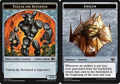 Generic Magic: the Gathering - Emblem - Daretti // Tuktuk the Returned Token - Commander 2014