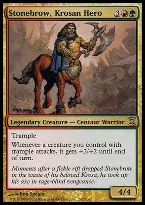 Generic Magic: the Gathering - Stonebrow, Krosan Hero - Time Spiral