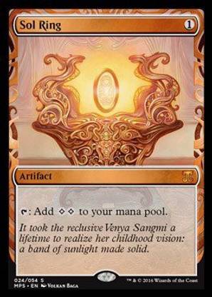 Generic Magic: the Gathering - Sol Ring (024/054) - Masterpiece Series: Kaladesh & Aether Revolt Inventions - Foil