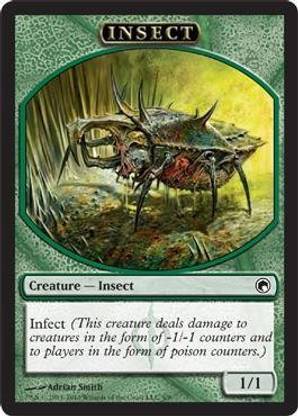 Generic Magic: the Gathering - Insect Token - Scars of Mirrodin