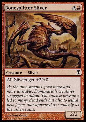 Generic Magic: the Gathering - Bonesplitter Sliver - Time Spiral