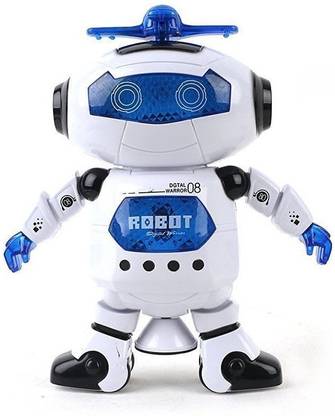 Generic Naughty Dancing Robot with 3D light & music-Batteries Oprated