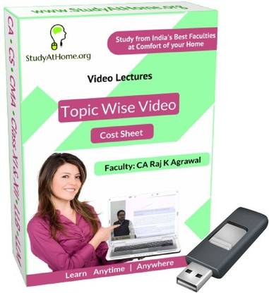 StudyAtHome.org Cost Sheet (New Format) Video Lectures