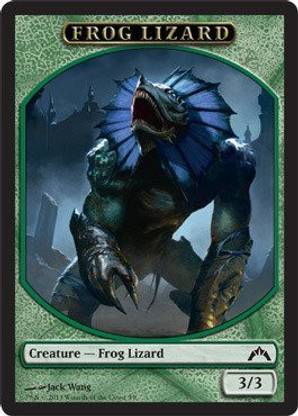 Generic Magic: the Gathering - Frog Lizard Token (3/8) - Gatecrash