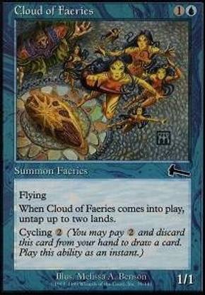 Generic Magic: the Gathering - Cloud of Faeries - Urza's Legacy