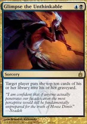 Generic Magic: the Gathering - Glimpse the Unthinkable - Ravnica - Foil