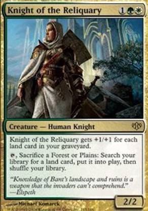 Generic Magic: the Gathering - Knight of the Reliquary - Conflux