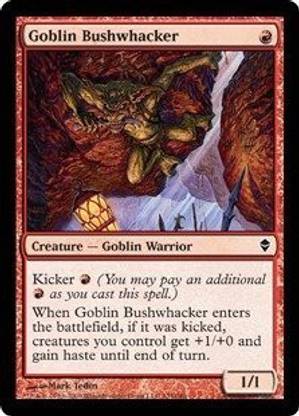 Generic Magic: the Gathering - Goblin Bushwhacker (125) - Zendikar