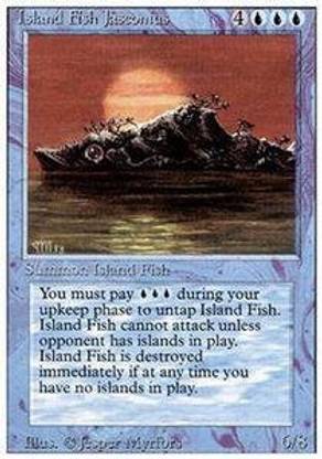Generic Magic: the Gathering - Island Fish Jasconius - Revised Edition