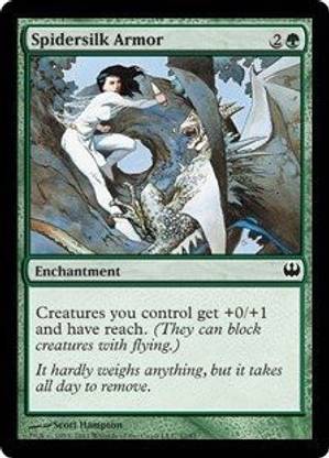 Generic Magic: the Gathering - Spidersilk Armor - Duel Decks: Knights vs Dragons