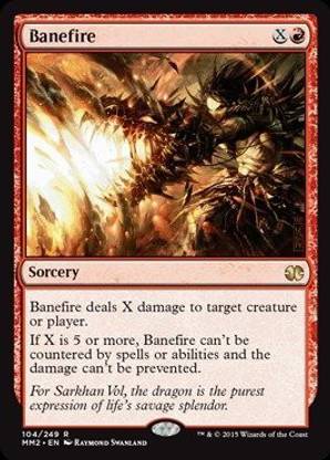 Generic Magic: the Gathering - Banefire (104/249) - Modern Masters 2015