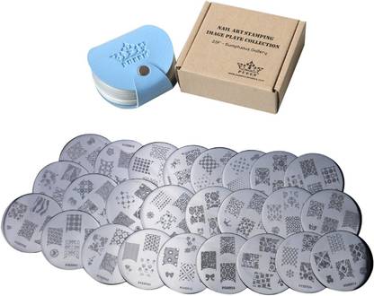Pueen Nail Art Stamp Collection Set 25F