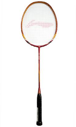 LI-NING Chen Long Series CL 300 High-Tension Graphite Maroon, Yellow Strung Badminton Racquet