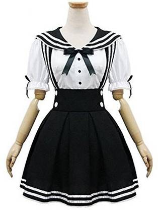 MineTom Halloween Cosplay Japan School Uniform Costume Sailor Lolita Dress