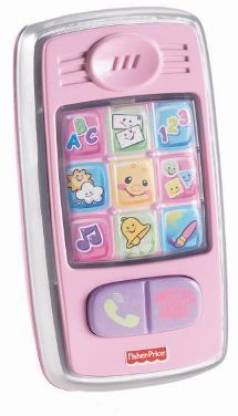 FISHER-PRICE Fisher-Price Laugh & Learn Smilin Smart Phone, Pink