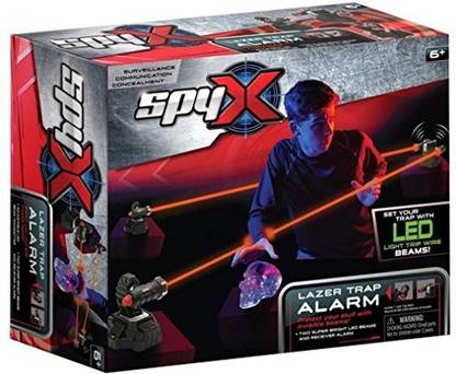 Spy X Spyx / Lazer Trap Alarm - Invisible Led Beam Barrier + Alarm Spy Toy To Protect Your Stuff! Perfect Addition For Your Spy Gear Collection!